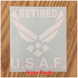 Proud US Air Force Window Decal Mom Dad Aunt Uncle Retired #decals #stickers #windowdecal #windowsticker #airforce