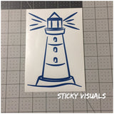 Lighthouse #1 Window Decal Sticker Pick Size & Color #decals #stickers #windowdecal #windowsticker #fundecal #makeastatement #lighthouse