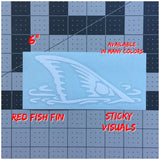 Redfish Tail Window Decal Sticker Pick Size & Color #decals #stickers #windowdecal #windowsticker #fundecal #makeastatement #redfish #redfishtail