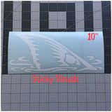 Redfish Tail Window Decal Sticker Pick Size & Color #decals #stickers #windowdecal #windowsticker #fundecal #makeastatement #redfish #redfishtail
