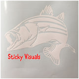 Bass Fish Window Decal