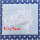 Bass Fish Window Decal